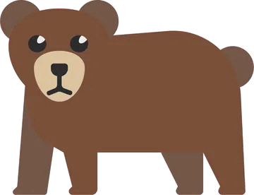 2D prvek medvěd