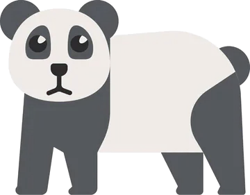 2D prvek panda