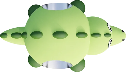 3D prvek dinosaurus